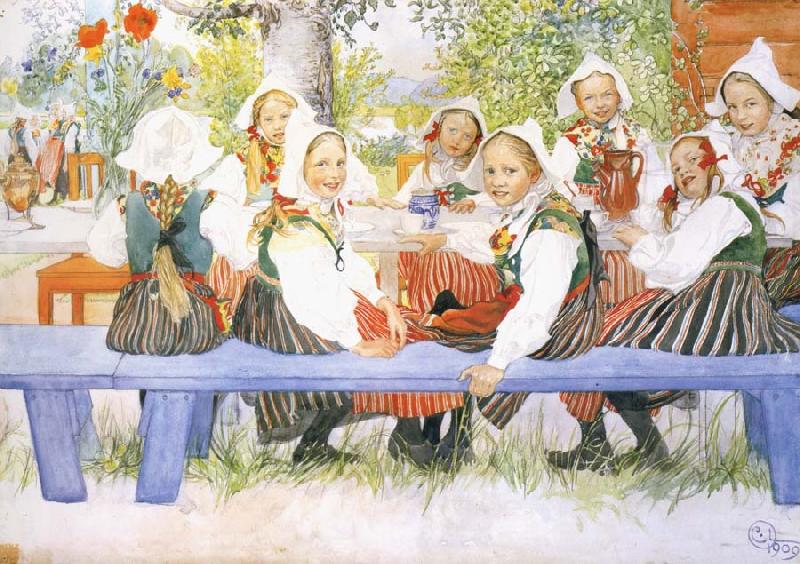 Carl Larsson Kersti-s Birthday oil painting picture